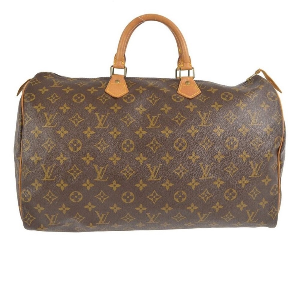 Louis Vuitton Satchel Bag Speedy 40 Brown Monogram